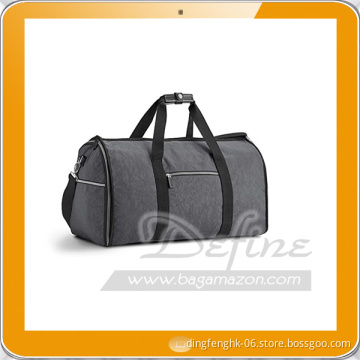 Durable nylon water resistant Garment Bag with Duffel